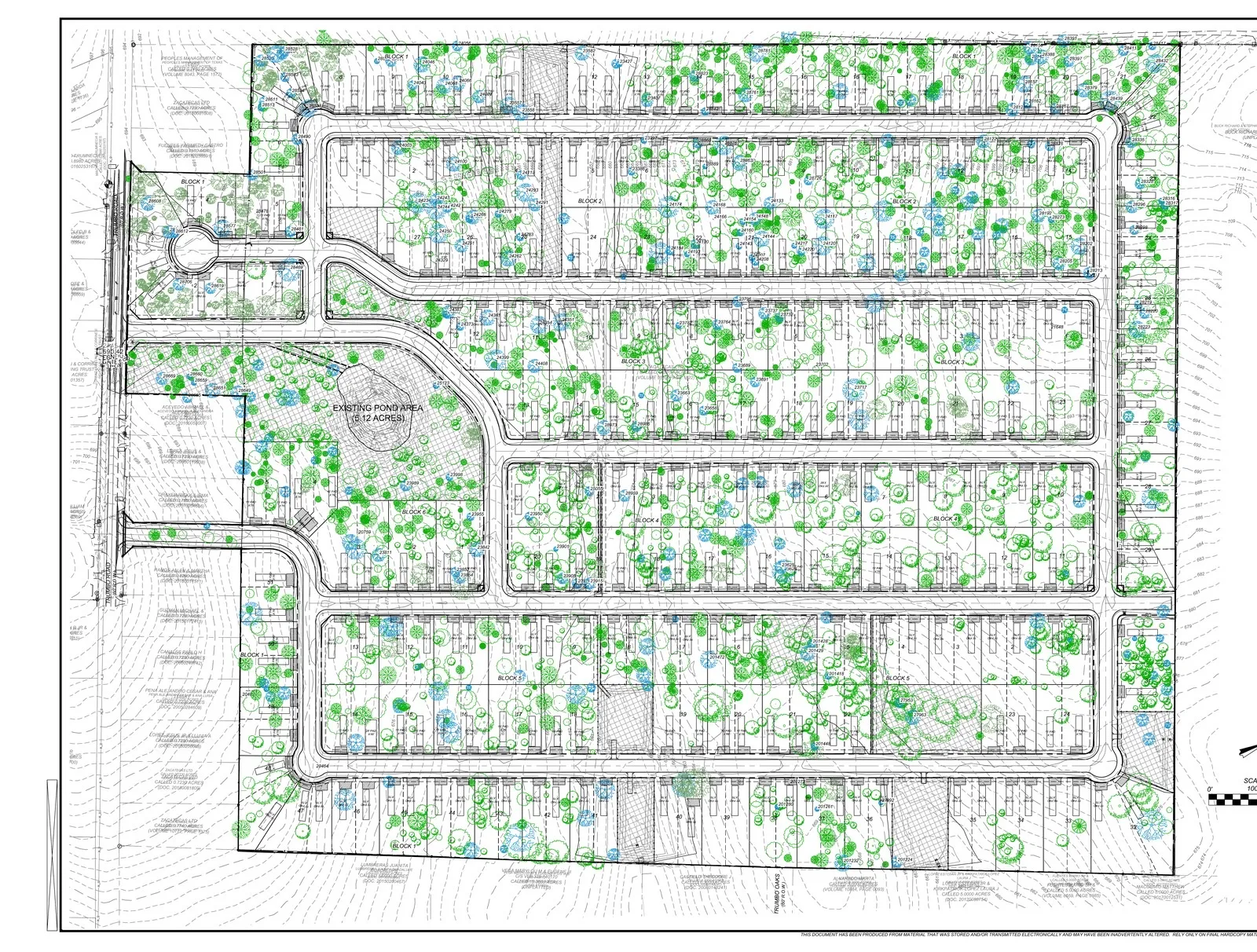 Forest Oaks site plan